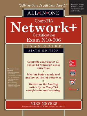 cover image of CompTIA Network+ All-In-One Exam Guide (Exam N10-006)